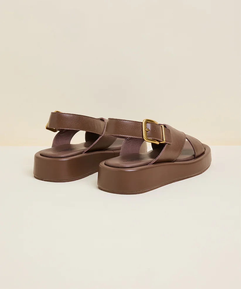 CHAROLETTE STONE ANTO SANDAL IN UMBER - Image 3