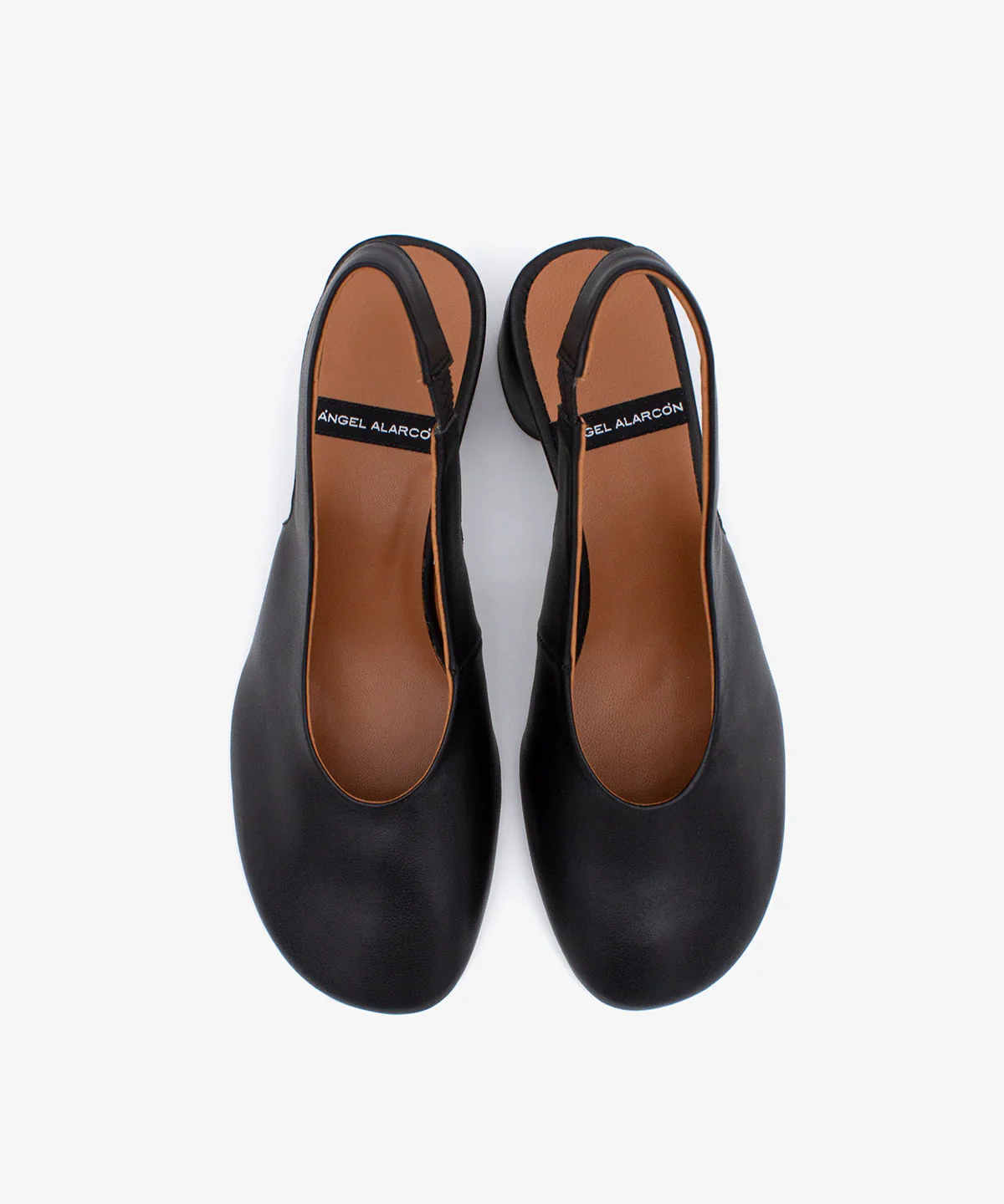 ANGEL ALACRON BEIRA SLING HEEL IN BLACK - Image 4