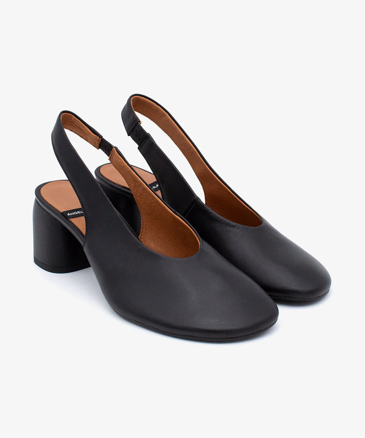 ANGEL ALACRON BEIRA SLING HEEL IN BLACK - Image 6