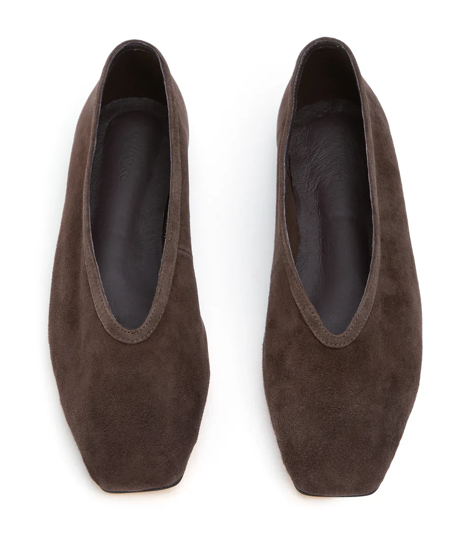 TONY BIANCO BIANCA SUEDE BROWN FLATS - Image 12