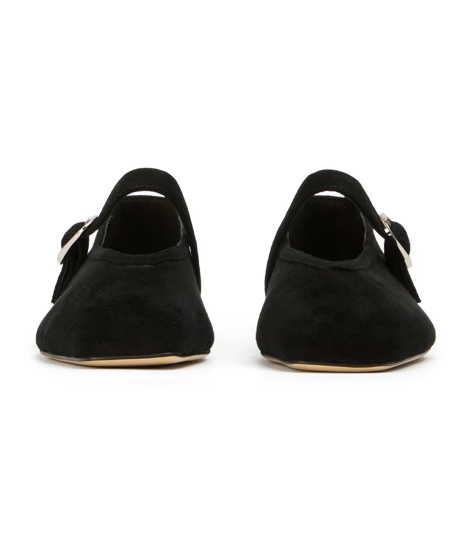 TONY BIANCO BOBBI MJ FLAT IN BLACK SUEDE - Image 3