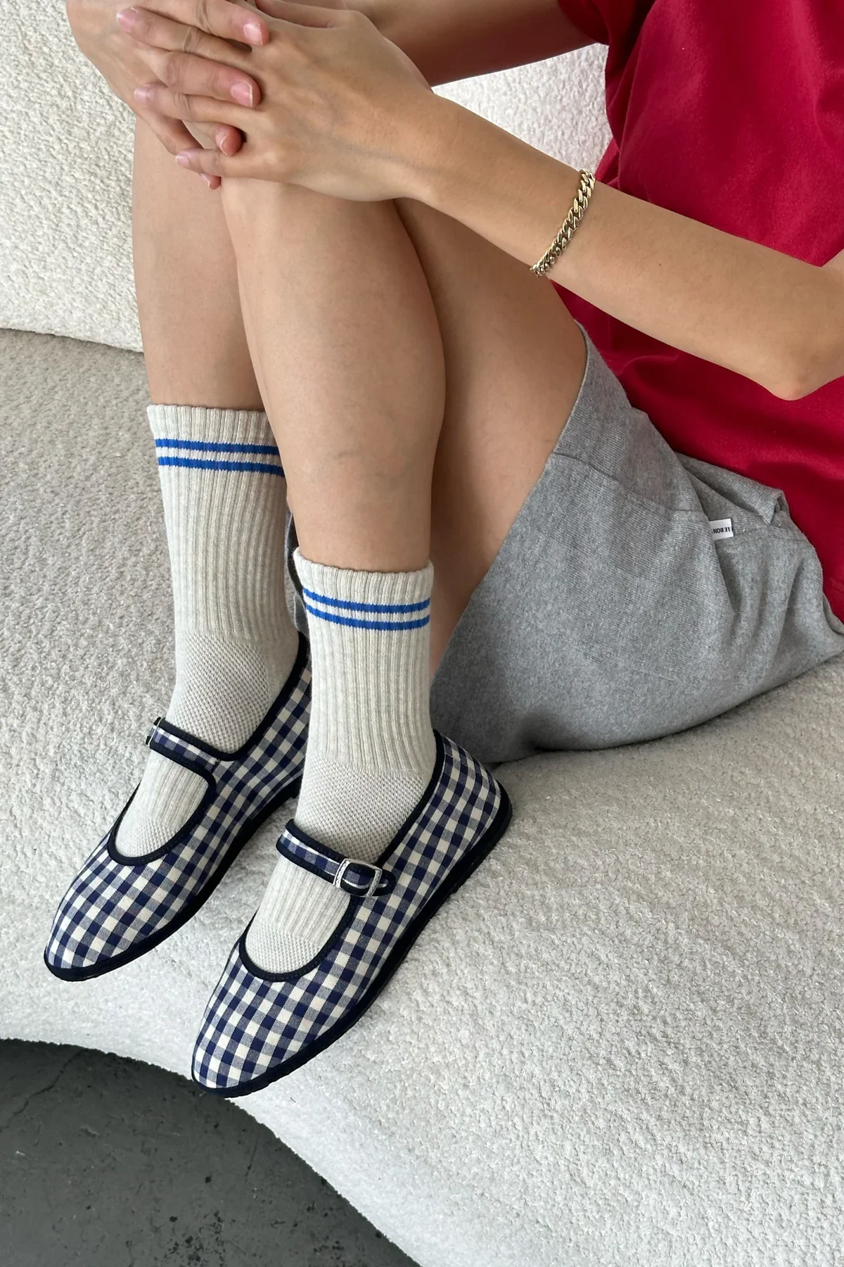 LEBON SHOPPE BOYFRIEND SOCKS ICE - Image 4