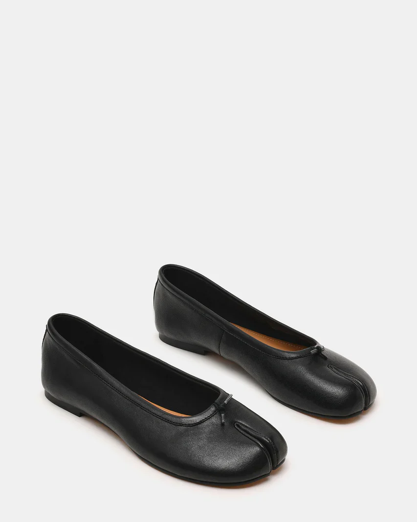 STEVE MADDEN CALICO BLACK TABI FLATS - Image 7