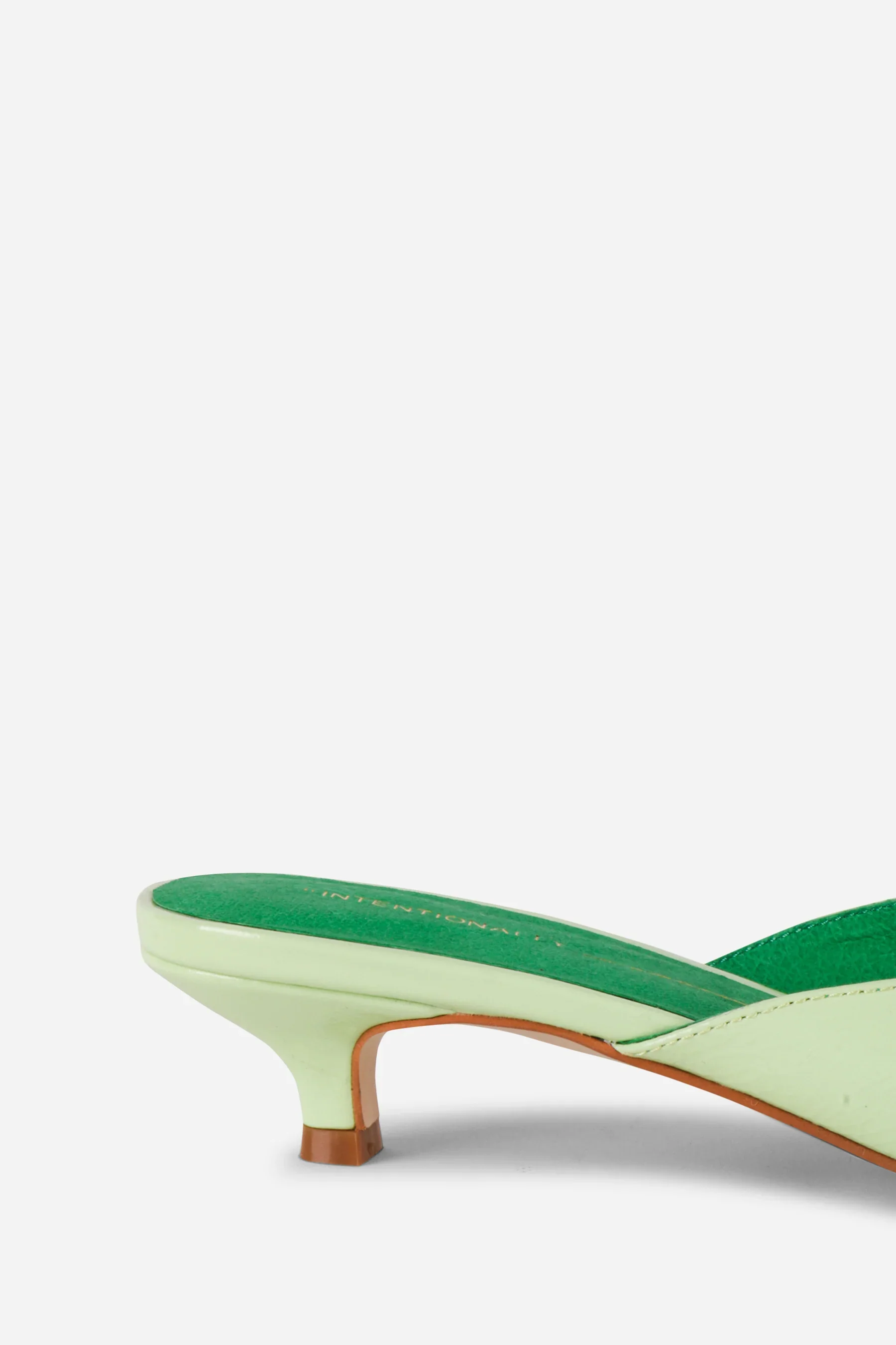 INTENTIONALY BLANK CEE SLIDES IN LIME - Image 3