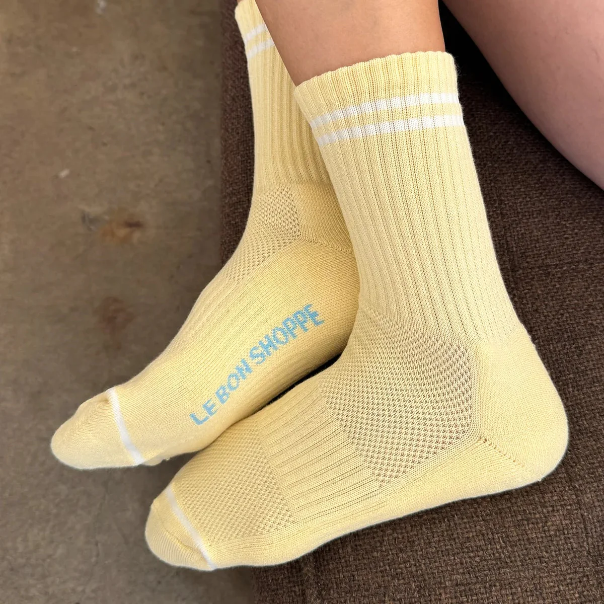 LEBON SHOPPE BOYFRIEND SOCKS LEMONADE