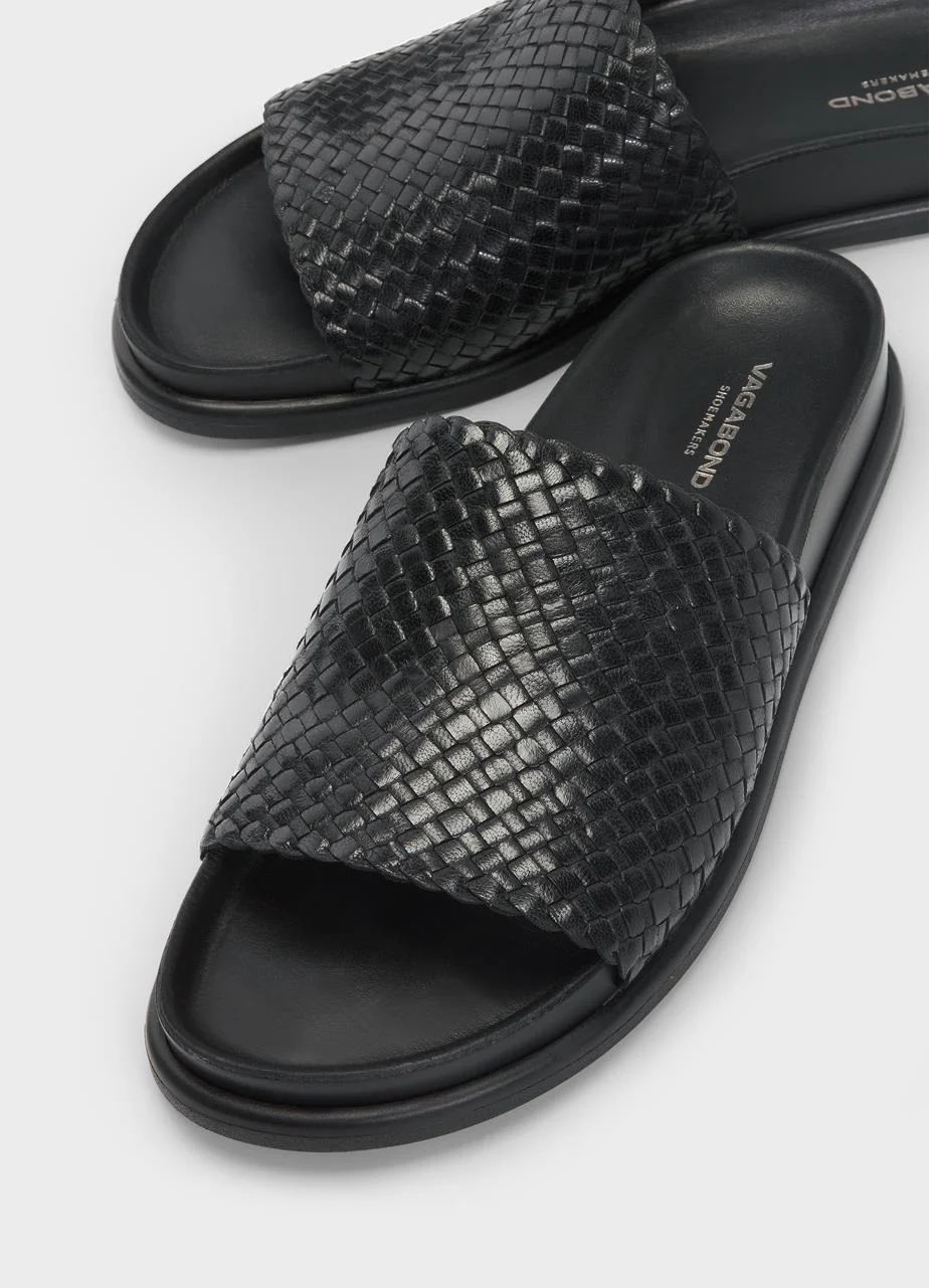 VAGABOND EFFIE WOVEN SLIDES - Image 4