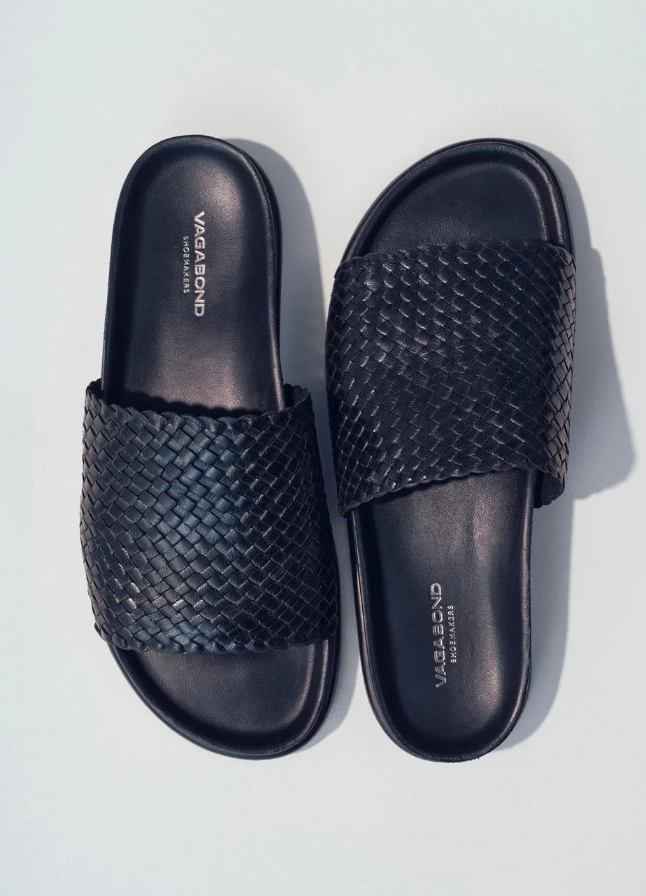 VAGABOND EFFIE WOVEN SLIDES - Image 5