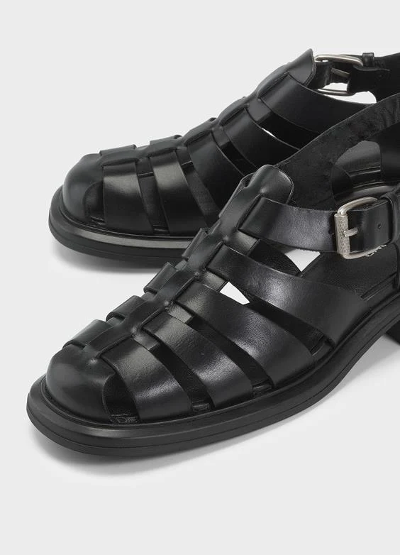 VAGABOND ELLIS FISHERMAN SANDALS BLACK - Image 3