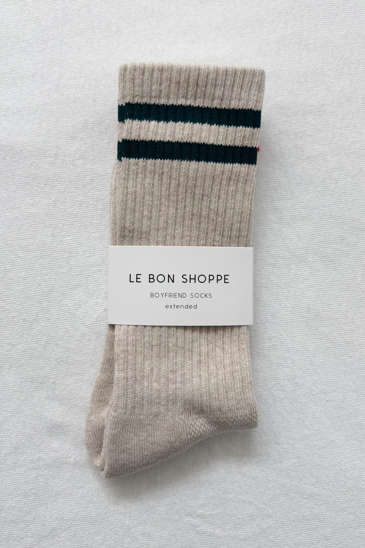 LEBON SHOPPE EXTENDED BOYFRIEND SOCK OATMEAL - Image 2
