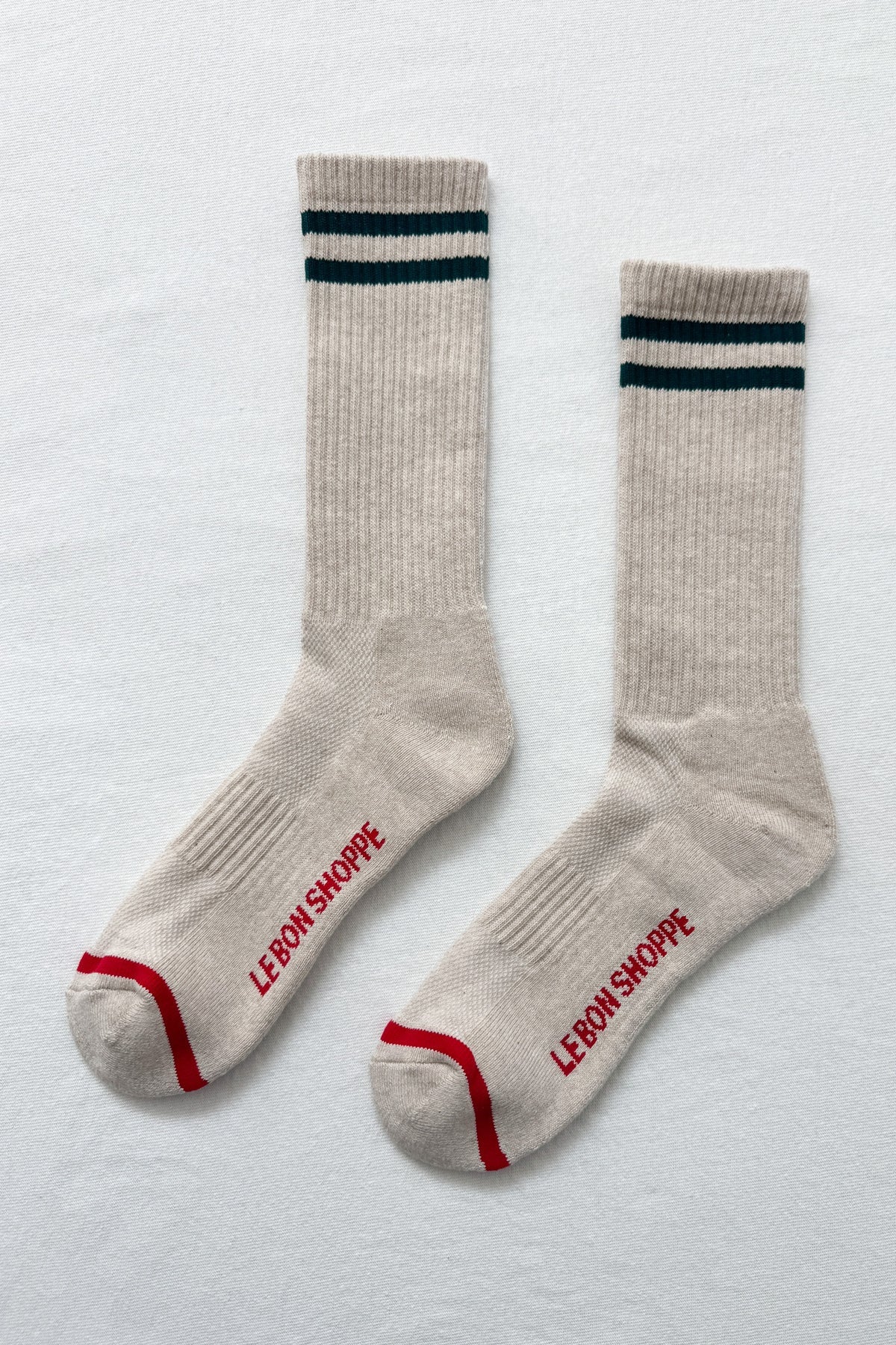 LEBON SHOPPE EXTENDED BOYFRIEND SOCK OATMEAL - Image 3
