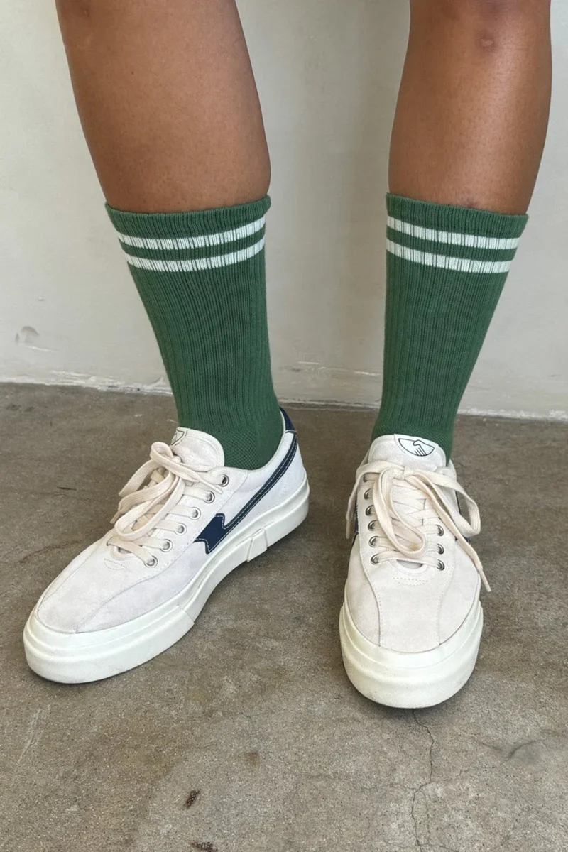 LEBON SHOPPE EXTENDED BOYFRIEND SOCKS MOSS X - Image 2