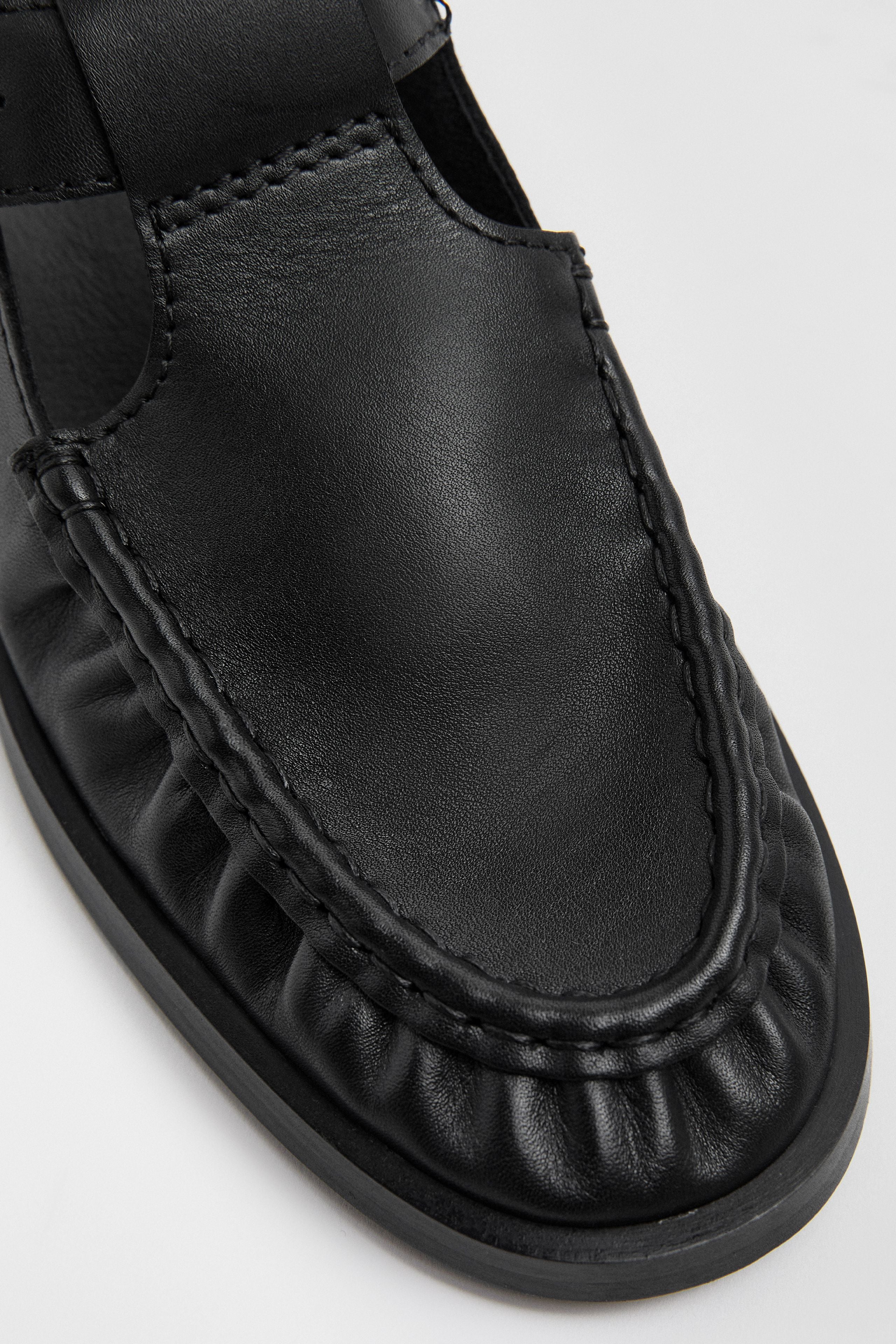 MIISTA Gianna Black Buckled Mules - Image 10