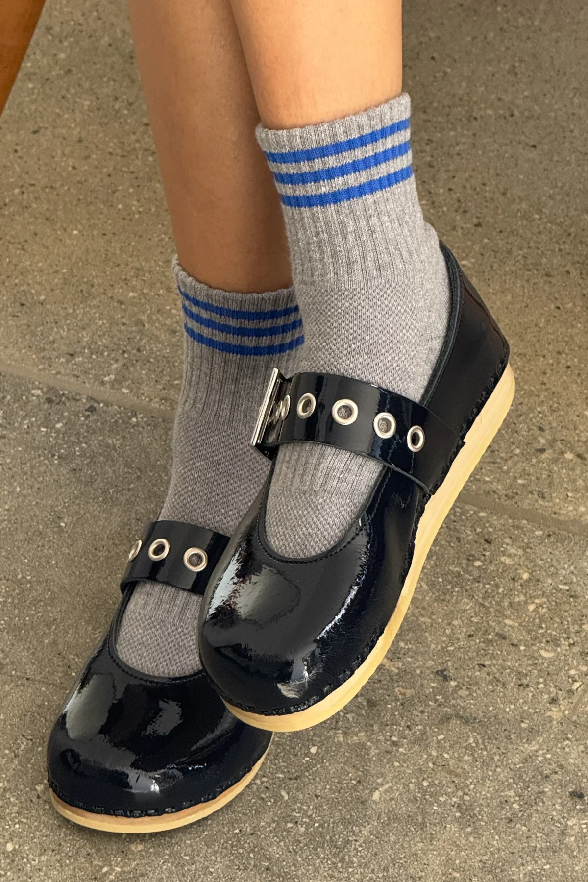 LE BON SHOPPE GIRLFRIEND SOCKS GREY - Image 3