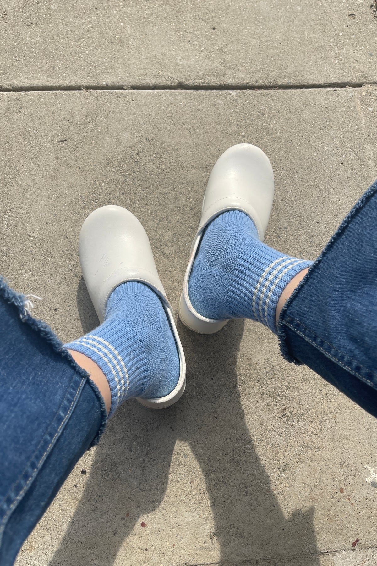 LE BON SHOPPE GIRLFRIEND SOCKS PARISIAN BLUE - Image 3