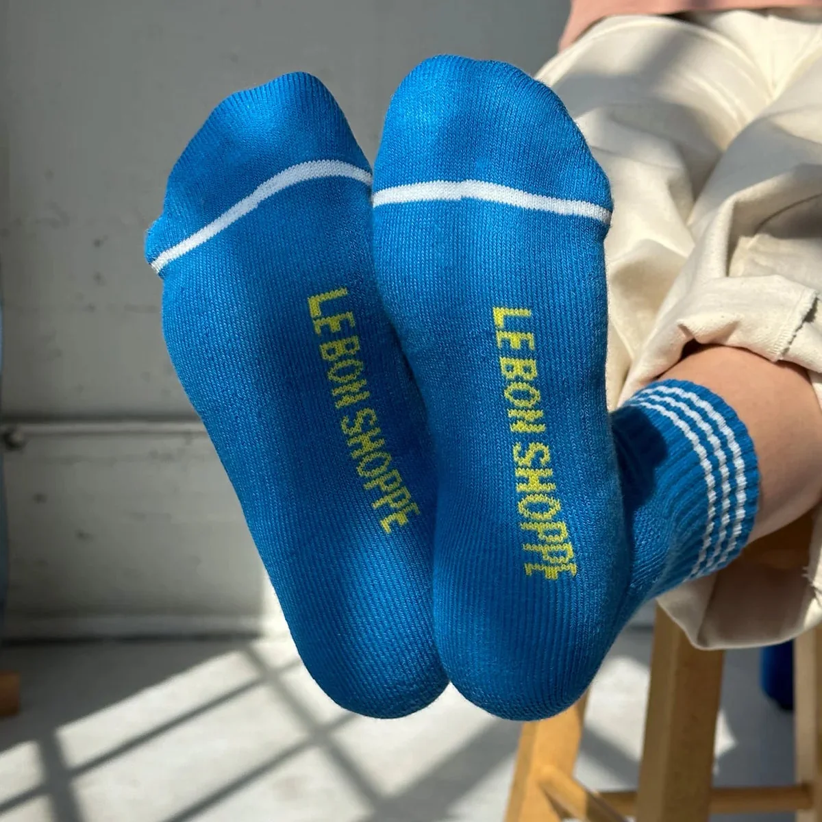LEBON SHOPPE GIRLFRIEND SOCKS ROYAL BLUE