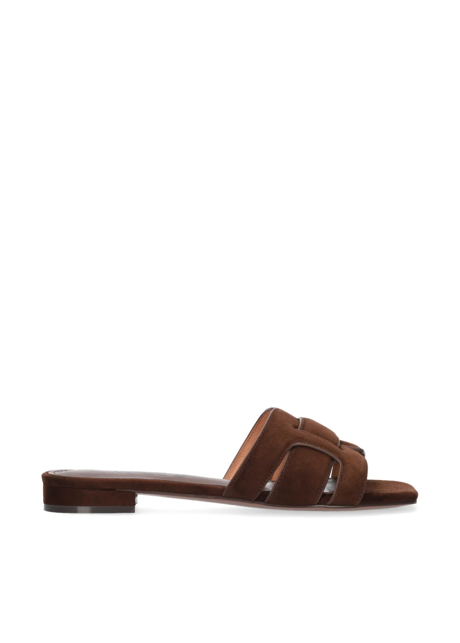 BIBI LOU HOLLY FLAT IN BROWN SUEDE - Image 4