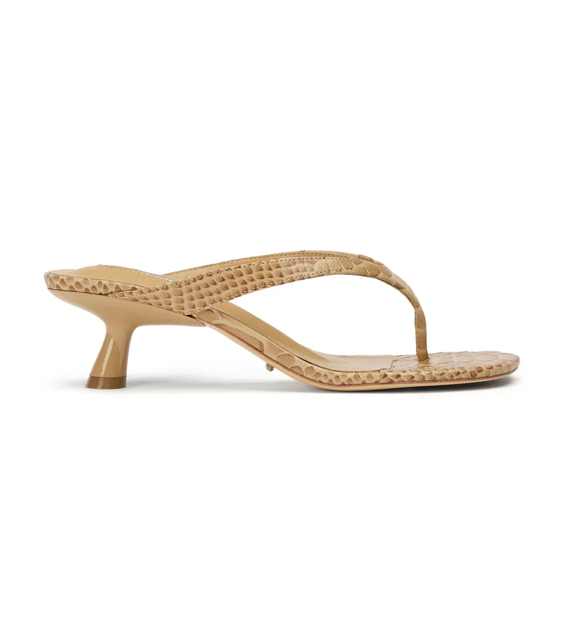 TONY BIANCO KRISTA THONGS IN TAN PYTHON - Image 3