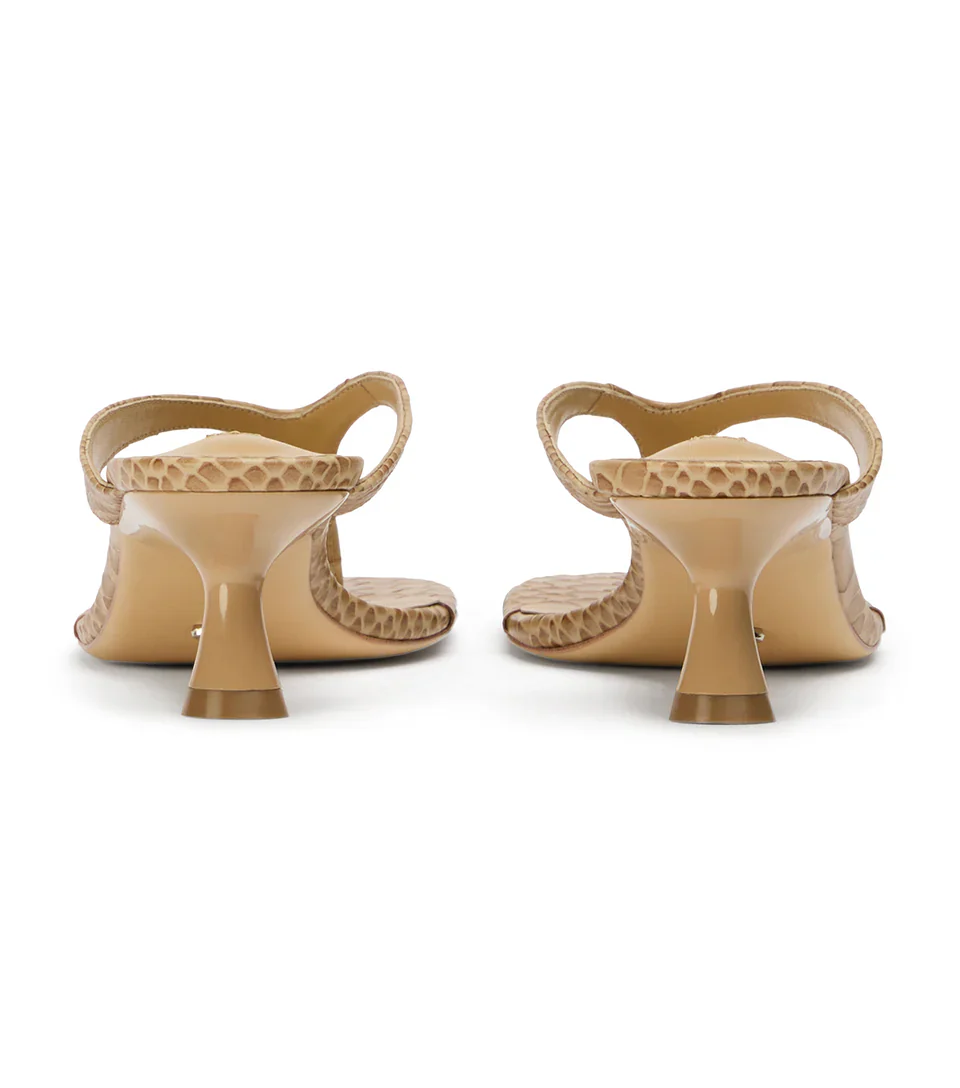 TONY BIANCO KRISTA THONGS IN TAN PYTHON - Image 5