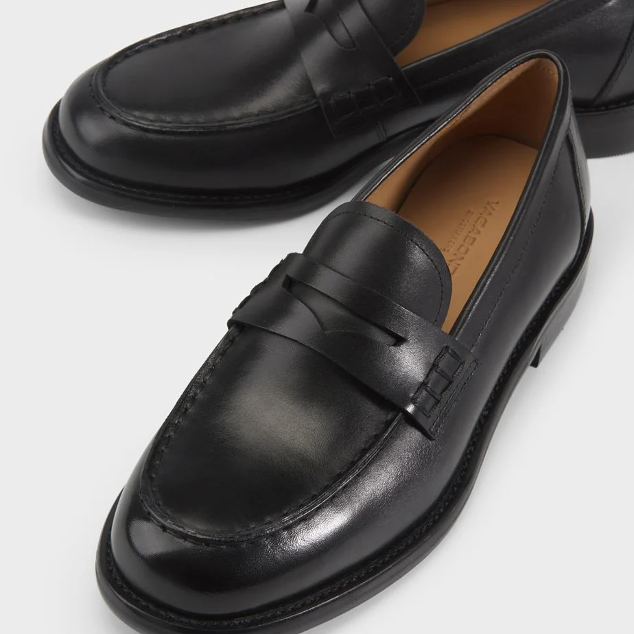 VAGABOND LINN PENNY- BLACK LEATHER