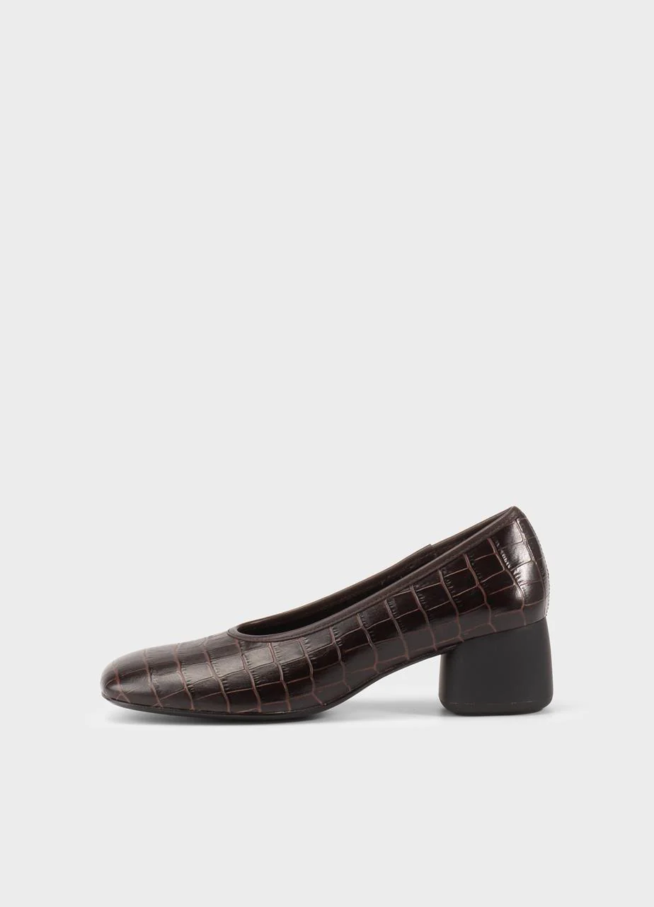 VAGABOND LIVIA PUMP-BROWN CROCO - Image 4