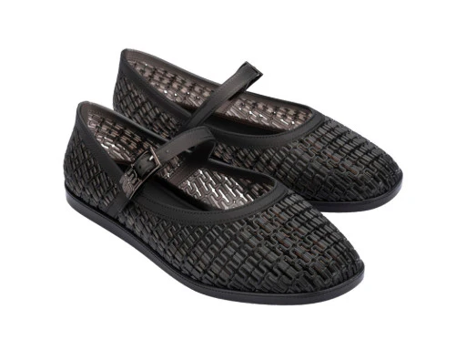 MELISSA HARPER BALLET FLATS IN BLACK - Image 3