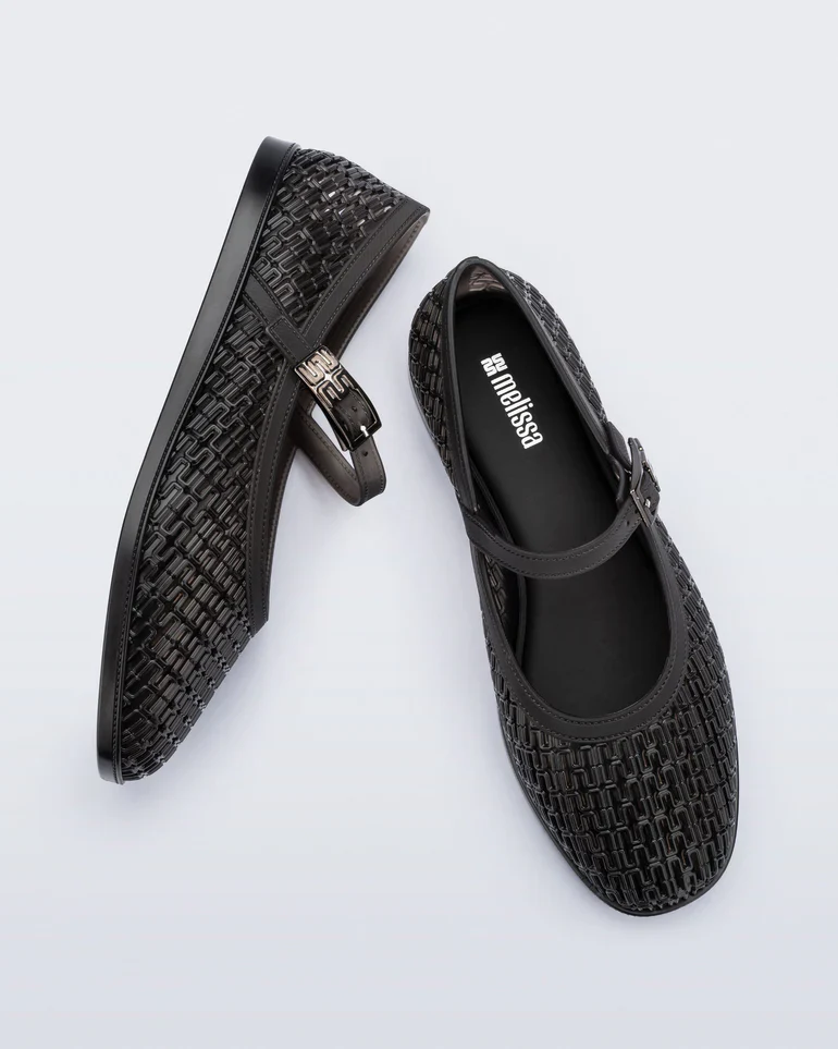 MELISSA HARPER BALLET FLATS IN BLACK - Image 9