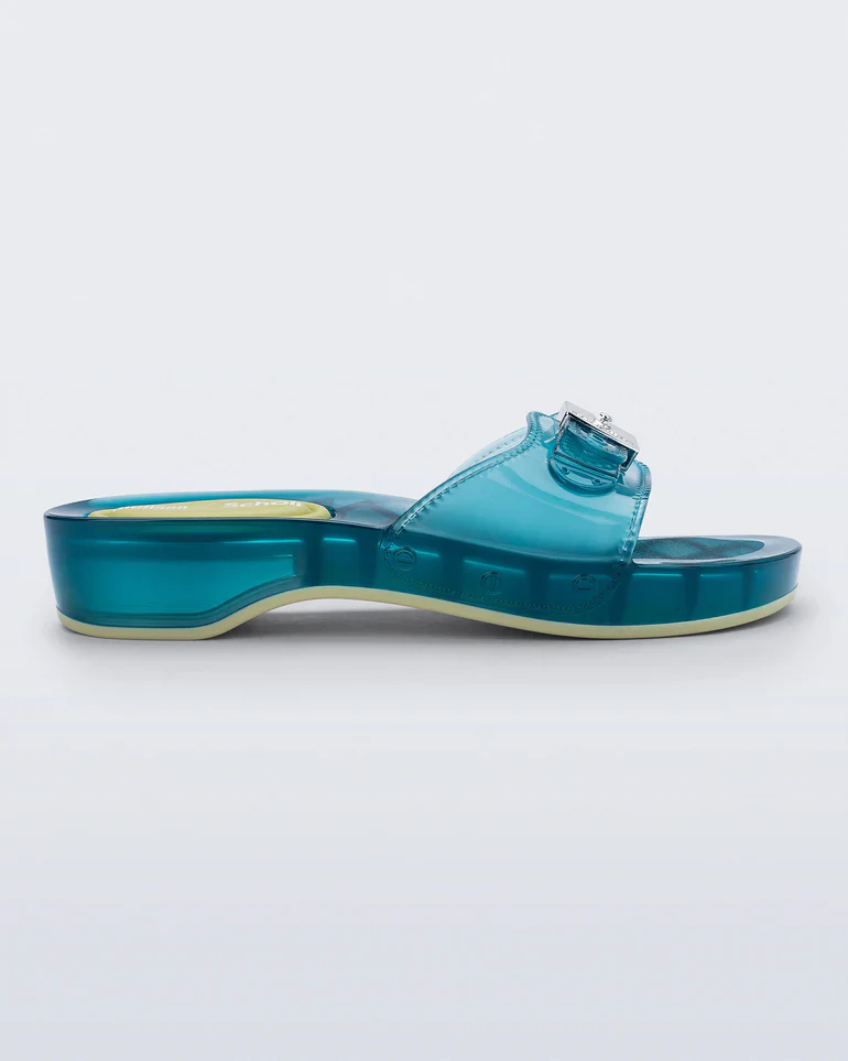 MELISSA PESCURA HEEL AND SCHOLL TRANS BLUE - Image 4