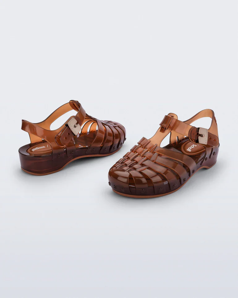 MELISSA POSSESSION PESCURA SCHOLL CLEAR BROWN - Image 3