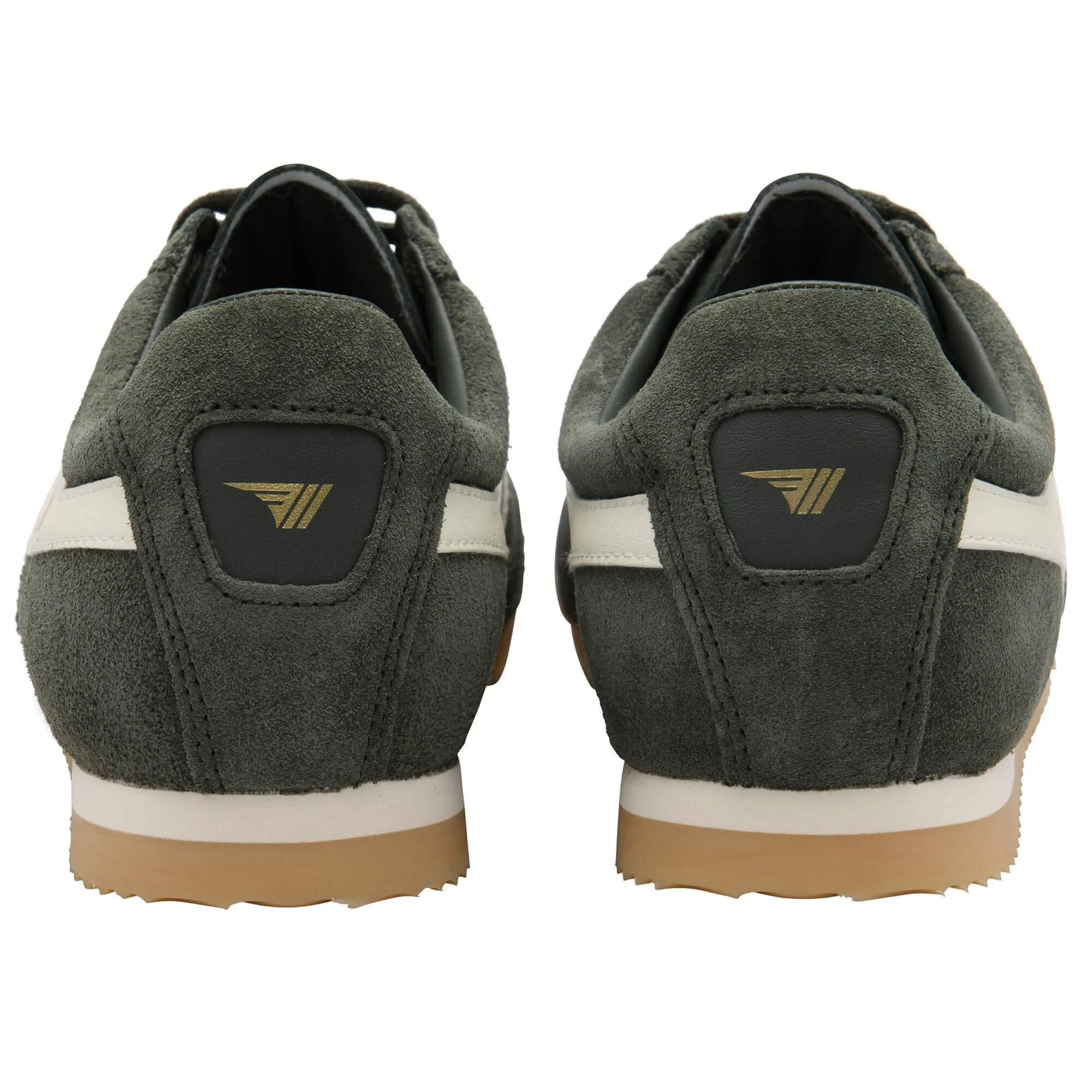GOLA MEN'S APOLLO SNEAKERS DARK KHAKI WHITE GUM - Image 4