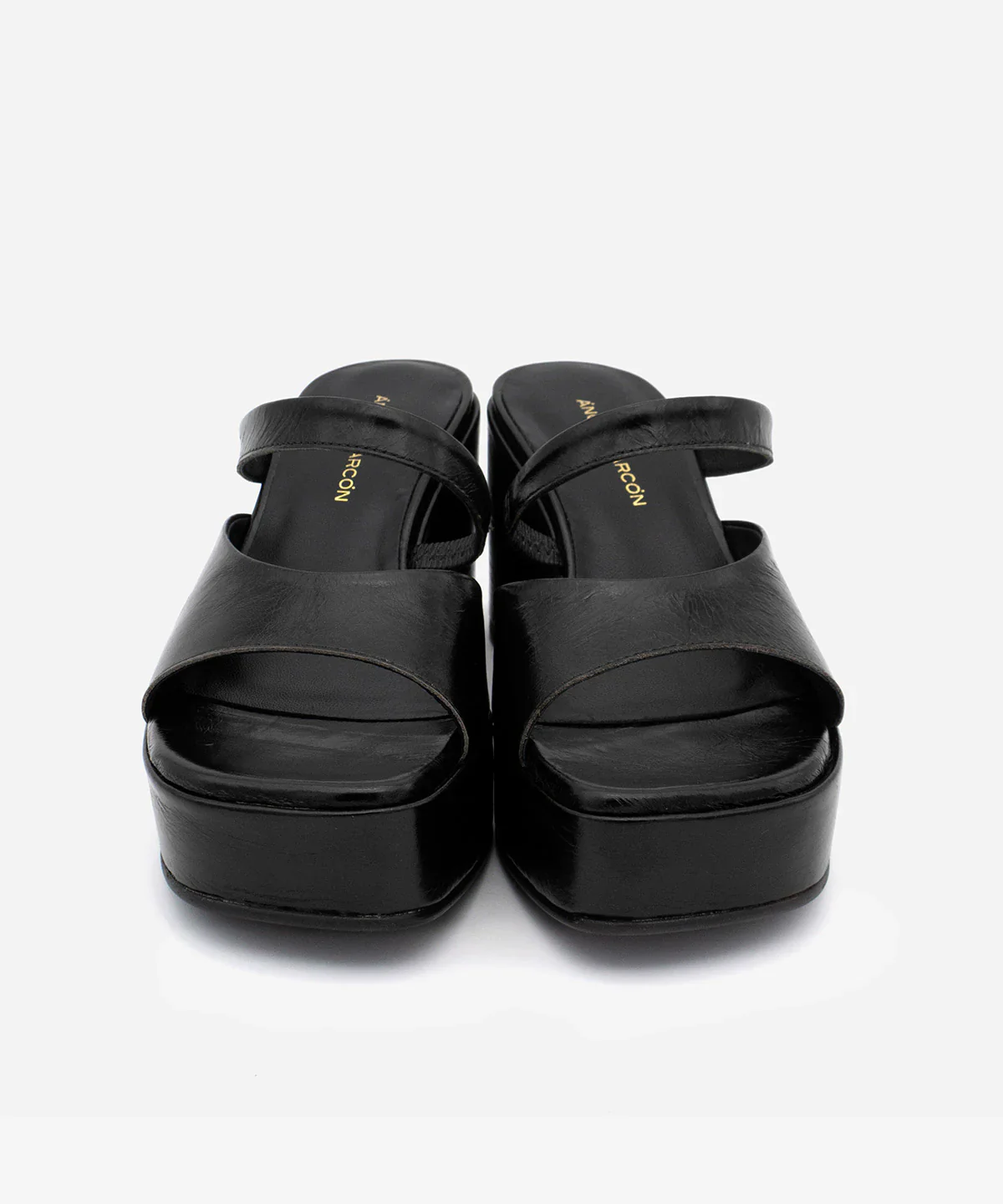 ANGEL ALACRON NICOLETTA WEDGE IN BLACK - Image 4