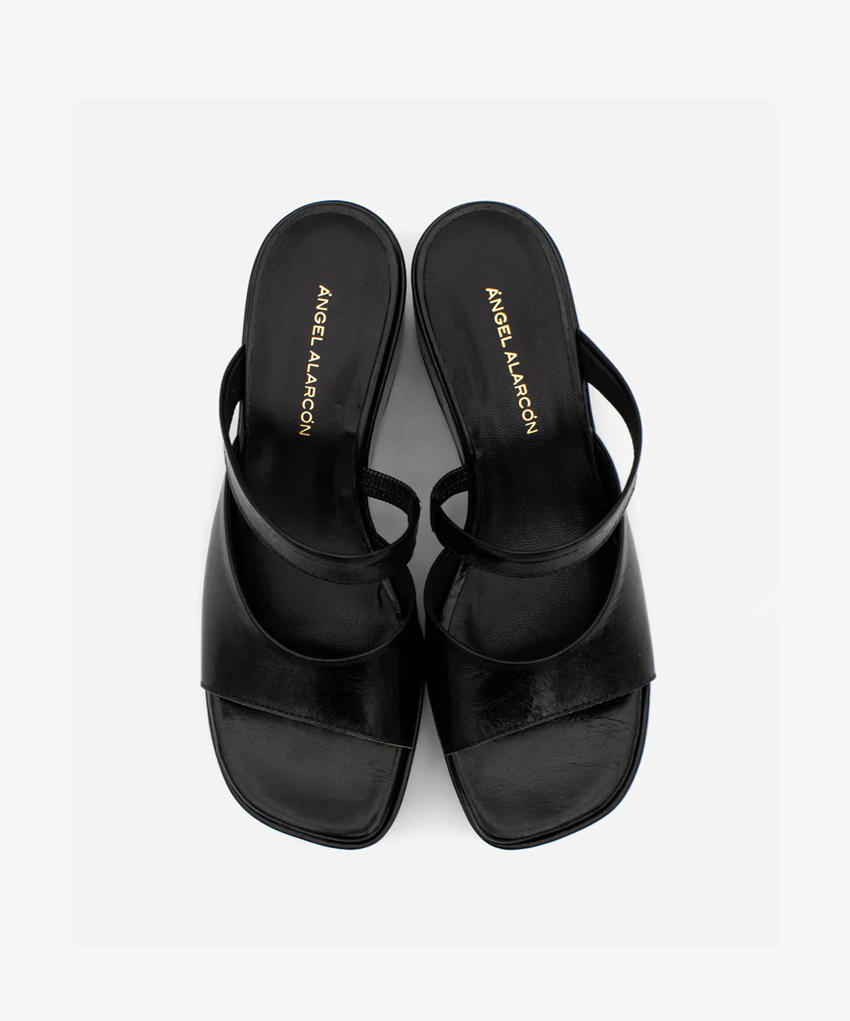 ANGEL ALACRON NICOLETTA WEDGE IN BLACK - Image 5