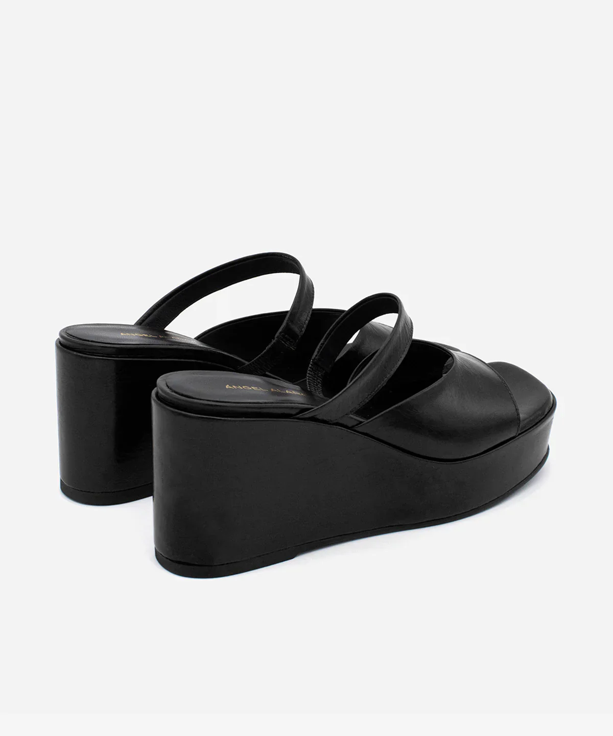 ANGEL ALACRON NICOLETTA WEDGE IN BLACK - Image 6