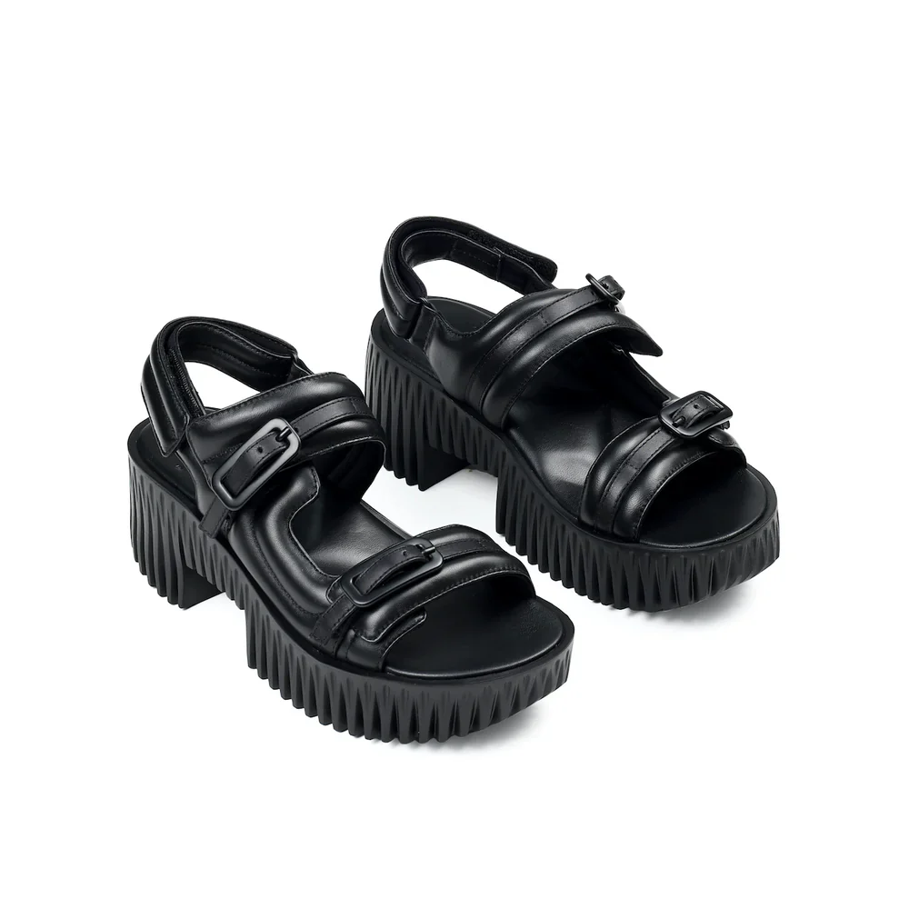 4CCCCEES PLIA KIKO SANDALS IN BLACK - Image 6