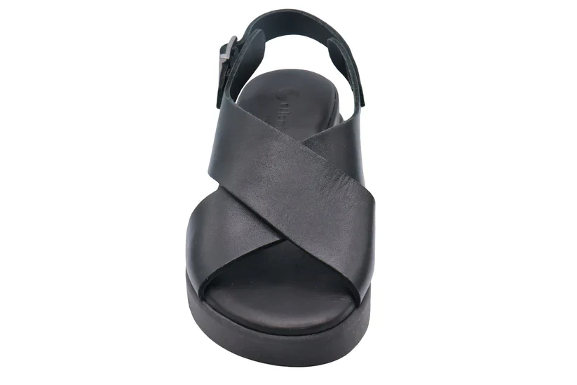 ERIC MICHAEL RAMONA CROSS SANDAL BLACK - Image 2