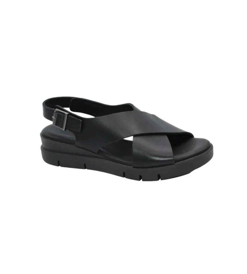 ERIC MICHAEL RAMONA CROSS SANDAL BLACK - Image 8