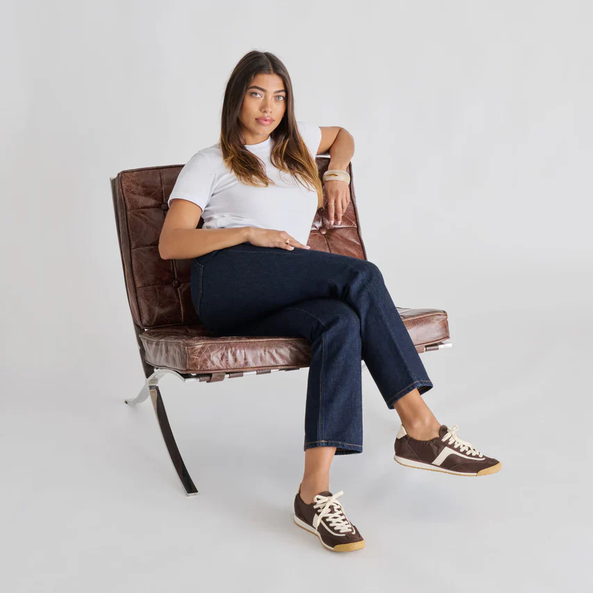 DOLCE VITA SARIYA SNEAKER BROWN NYLON - Image 6