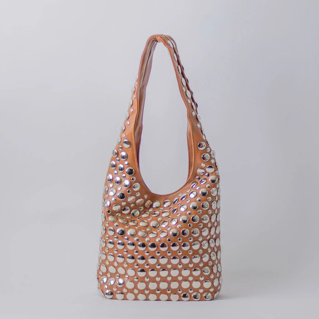 STUDDED HOBO BROWN - Image 4