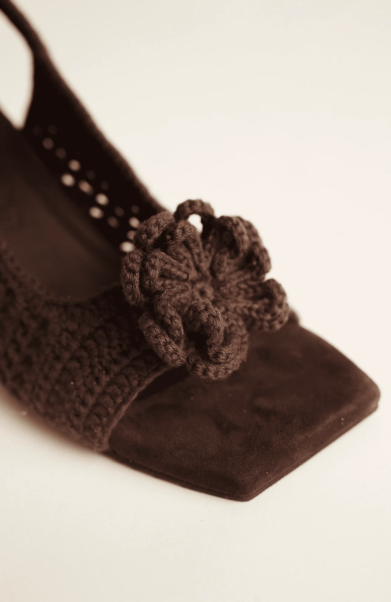 CANELLA TACOS TEJIDOS WOVEN HEELS BROWN - Image 4