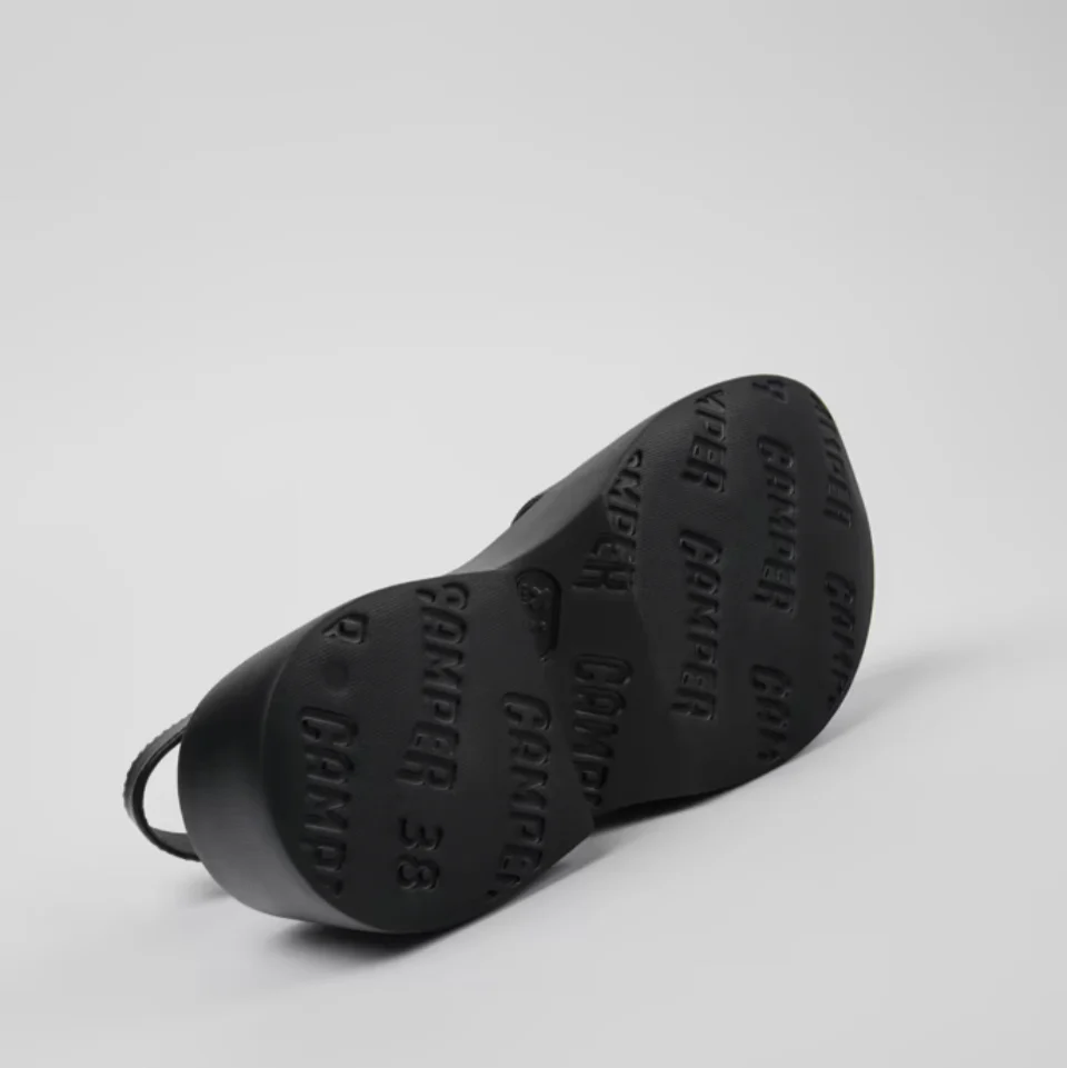 CAMPER TASHA FLATFORM SANDALS IN BLACK - Image 3