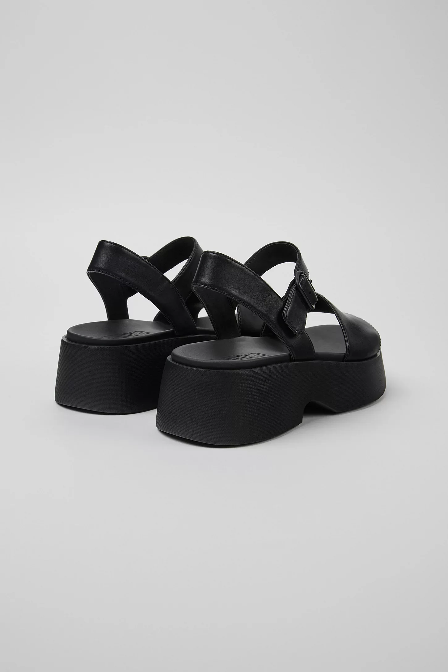 CAMPER TASHA FLATFORM SANDALS IN BLACK - Image 7