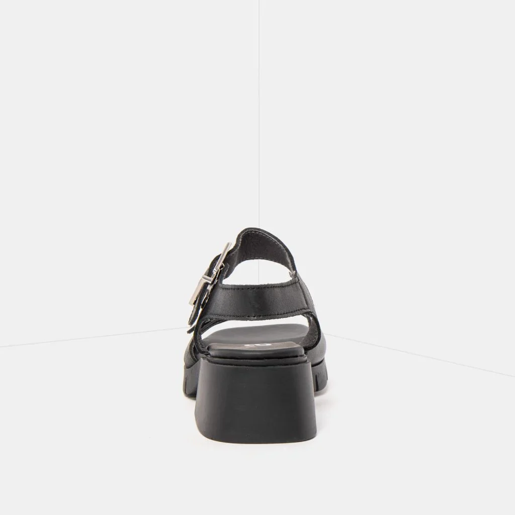 ART VARSOVIA-BLACK BUCKLE SANDALS - Image 3