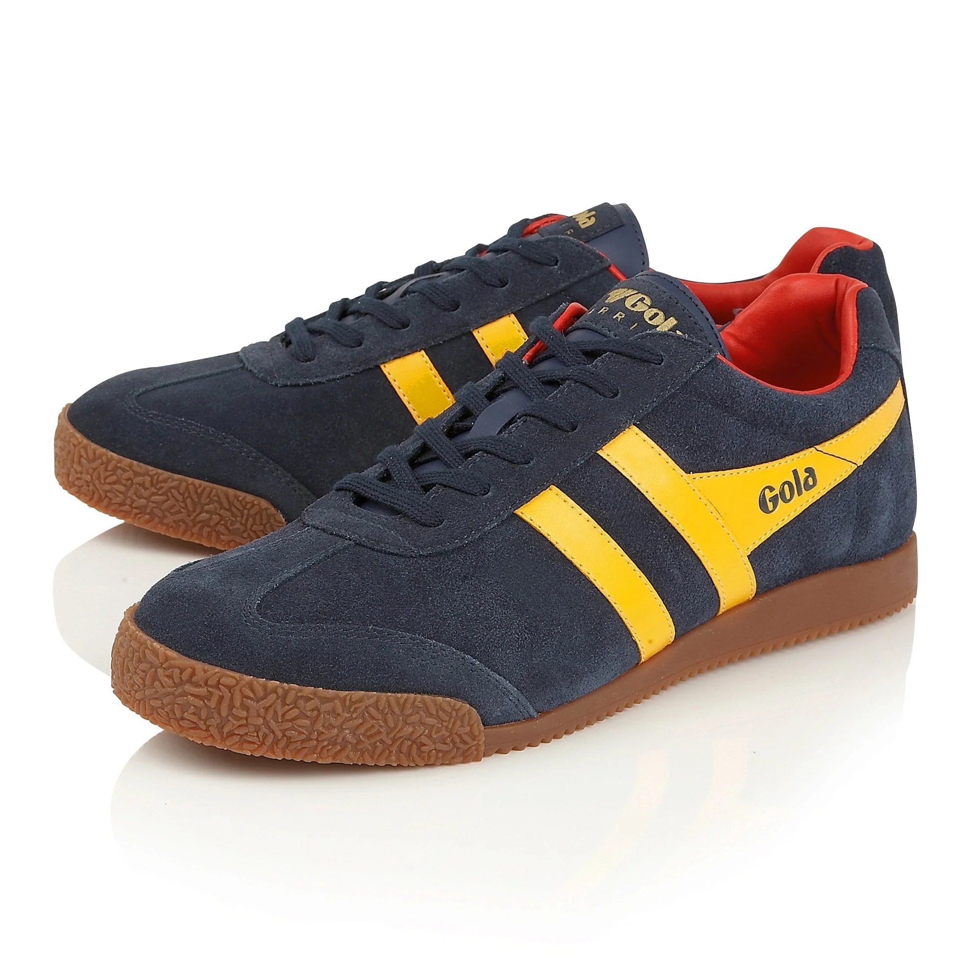 GOLA WOMEN'S HARRIER SNEAKERS-NAVY/SUN - Image 5